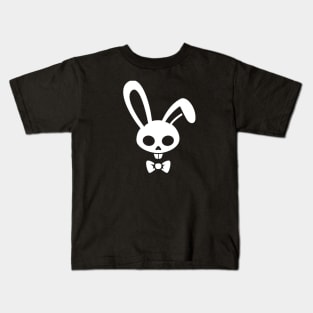 Bunny Skull and Bow Ties Kids T-Shirt